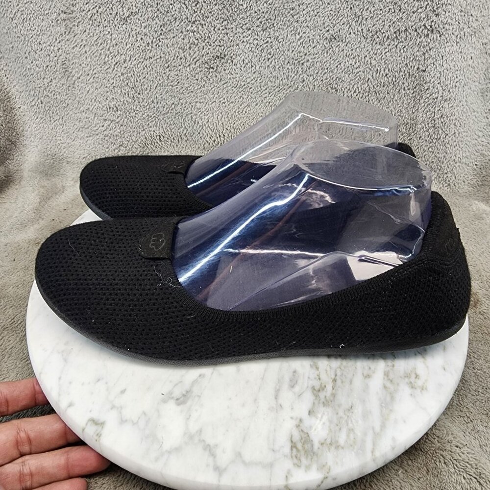 Merinos Shoes Womens Size 9 Black Wool Flats *GUC*